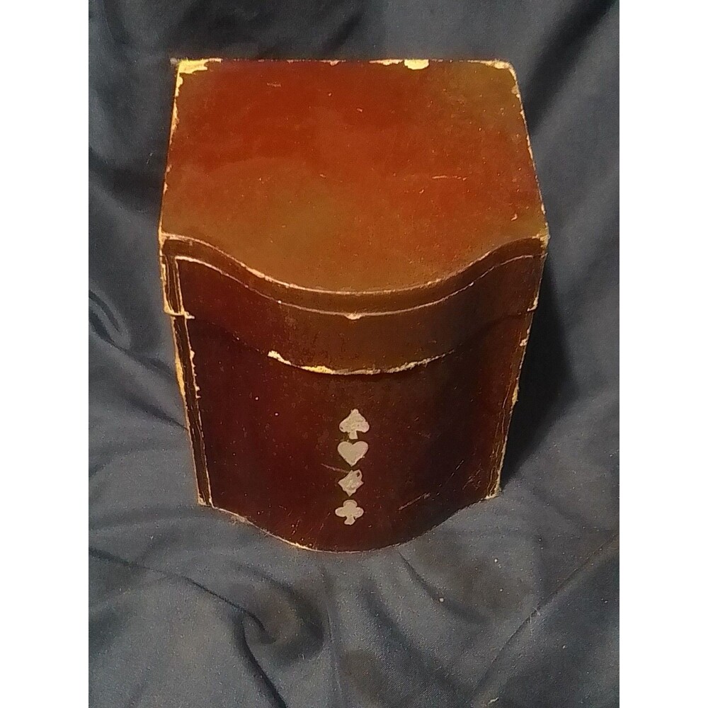 vintage bridge or double-deck playing card box